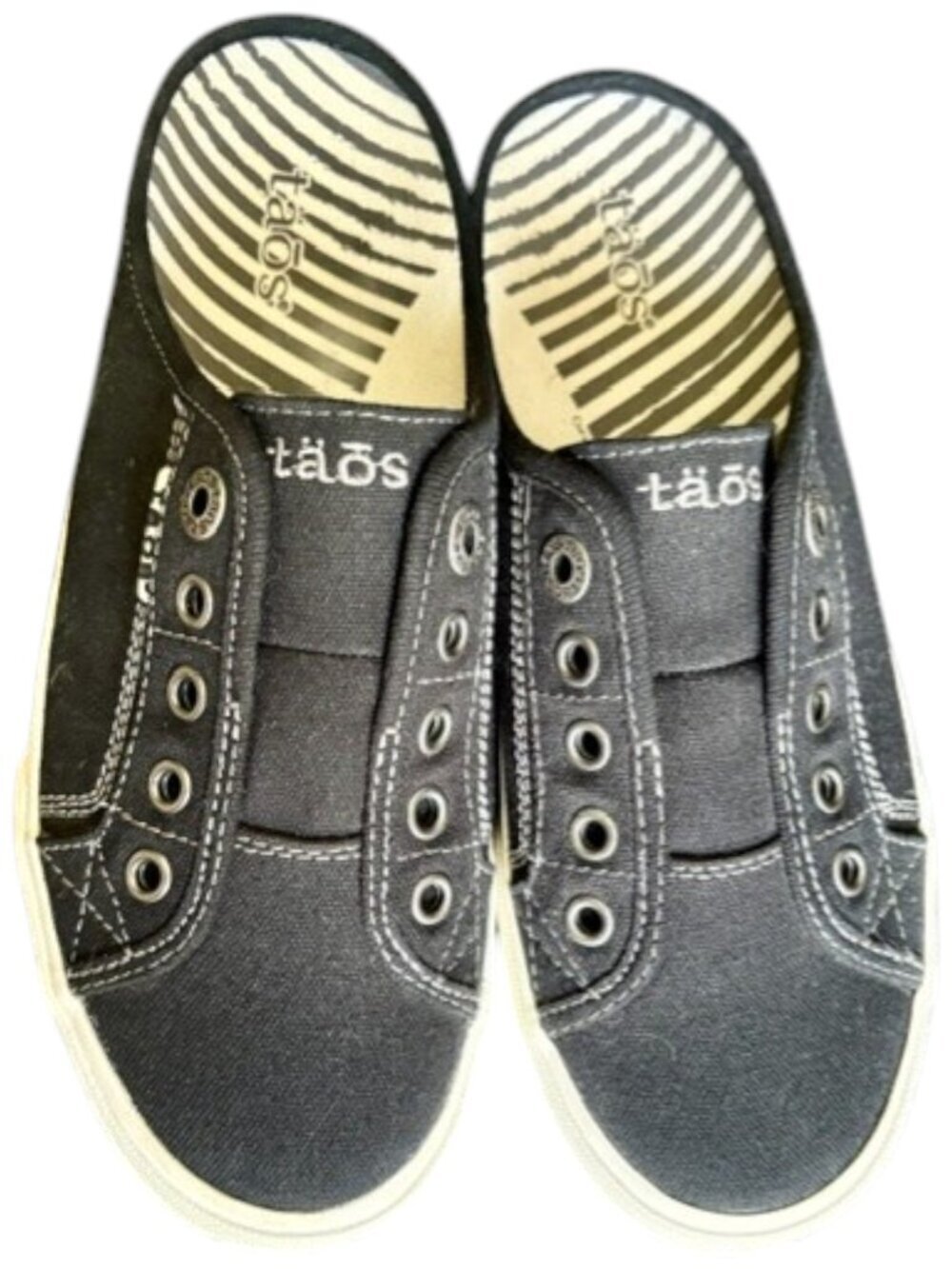 Taos Footwear EZ Soul Sneaker Slides - Black - 7.5